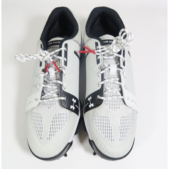 Under Armour Tempo Sport Golf Shoes White/Silver/Black Spieth Size 7 1288576-101 - Picture 9 of 9